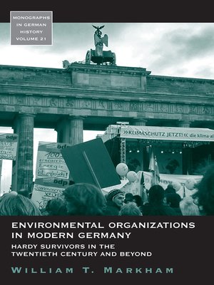 cover image of Environmental Organizations in Modern Germany